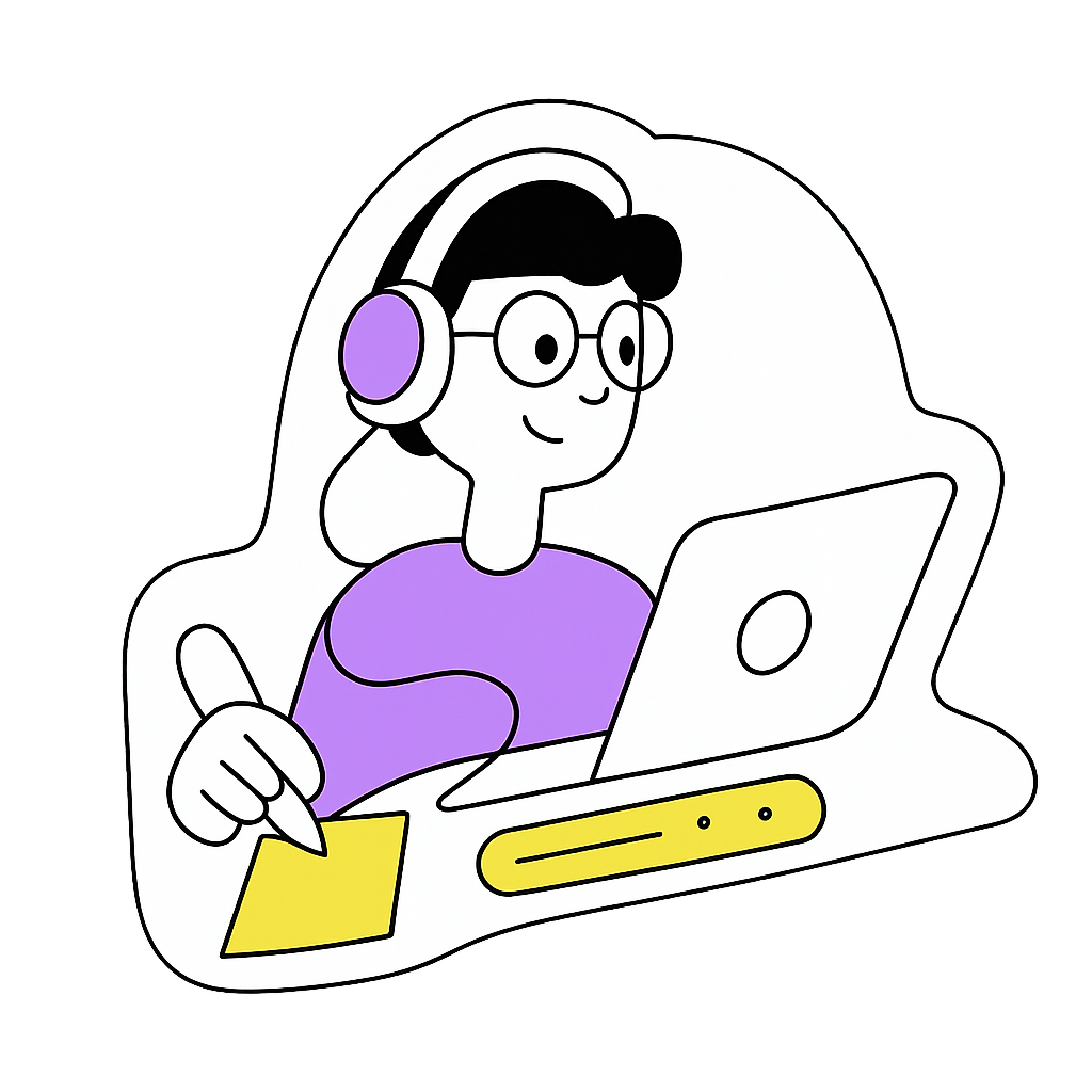 Child learning illustration